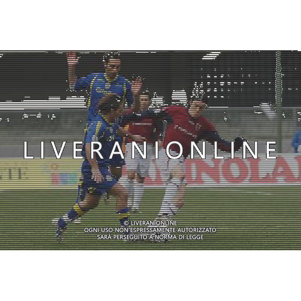 VERONA-REGGIANA LEGA PRO 07/03/2010 NELLA FOTO NARDINI-PUGLIESE FOTO GARBUIO-AG ALDO LIVERANI 