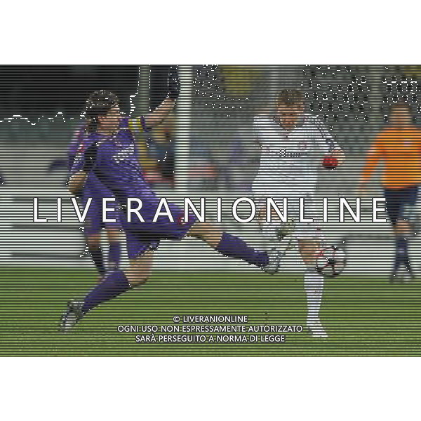 Champions League 2009/2010 Ottavi di Finale Ritorno Firenze - 09.03.2010 Fiorentina-Bayern Monaco Nella Foto:SCHWEINSTEIGER-MONTOLIVO RICCARDO /Ph.Vitez-Ag. Aldo Liverani