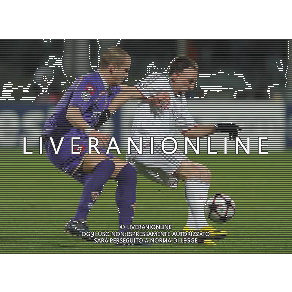 Champions League 2009/2010 Ottavi di Finale Ritorno Firenze - 09.03.2010 Fiorentina-Bayern Monaco Nella Foto:DE SILVESTRI-RIBERY /Ph.Vitez-Ag. Aldo Liverani