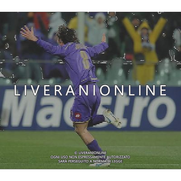 Champions League 2009/2010 Ottavi di Finale Ritorno Firenze - 09.03.2010 Fiorentina-Bayern Monaco Nella Foto: JOVETIC ESULTANZA DOPO IL GOL /Ph.Vitez-Ag. Aldo Liverani