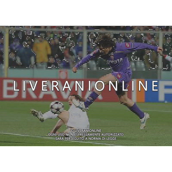 Champions League 2009/2010 Ottavi di Finale Ritorno Firenze - 09.03.2010 Fiorentina-Bayern Monaco Nella Foto:JOVETIC GOL /Ph.Vitez-Ag. Aldo Liverani