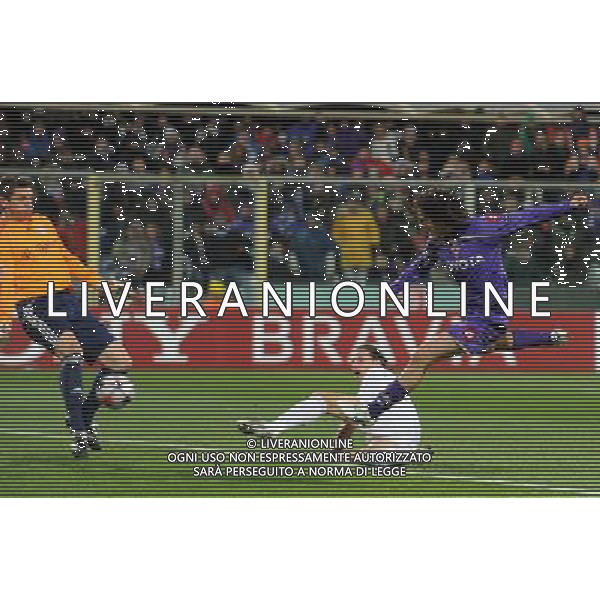Champions League 2009/2010 Ottavi di Finale Ritorno Firenze - 09.03.2010 Fiorentina-Bayern Monaco Nella Foto:jovetic gol /Ph.Vitez-Ag. Aldo Liverani