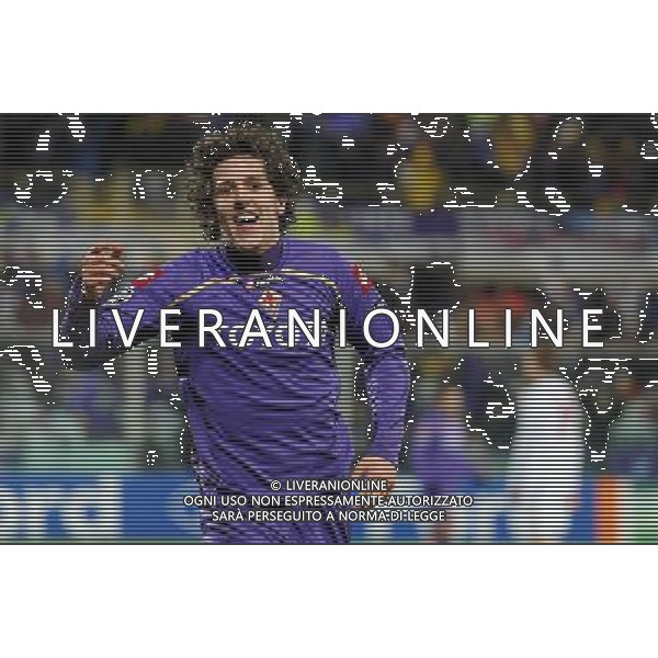 Champions League 2009/2010 Ottavi di Finale Ritorno Firenze - 09.03.2010 Fiorentina-Bayern Monaco Nella Foto:JOVETIC ESULTANZA DOPO IL GOL /Ph.Vitez-Ag. Aldo Liverani