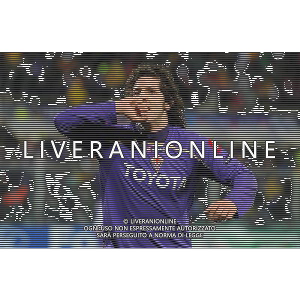 Champions League 2009/2010 Ottavi di Finale Ritorno Firenze - 09.03.2010 Fiorentina-Bayern Monaco Nella Foto:JOVETIC ESULTANZA DOPO IL GOL /Ph.Vitez-Ag. Aldo Liverani