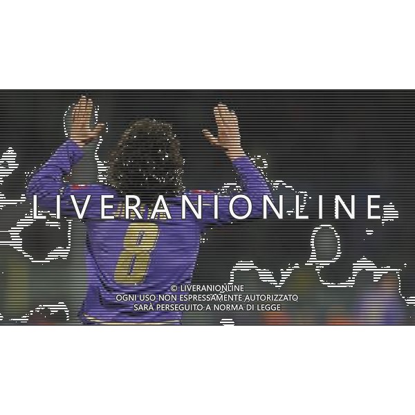 Champions League 2009/2010 Ottavi di Finale Ritorno Firenze - 09.03.2010 Fiorentina-Bayern Monaco Nella Foto:JOVETIC ESULTANZA DOPO IL GOL /Ph.Vitez-Ag. Aldo Liverani