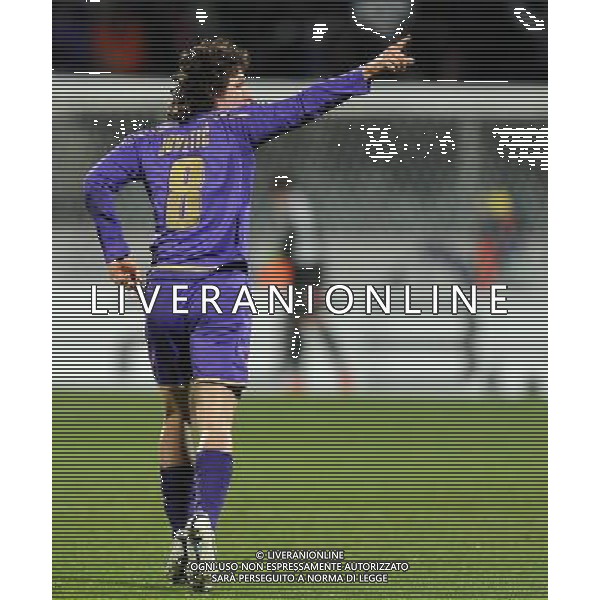 Champions League 2009/2010 Ottavi di Finale Ritorno Firenze - 09.03.2010 Fiorentina-Bayern Monaco Nella Foto:JOVETIC ESULTANZA DOPO IL GOL /Ph.Vitez-Ag. Aldo Liverani
