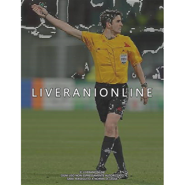 Champions League 2009/2010 Ottavi di Finale Ritorno Firenze - 09.03.2010 Fiorentina-Bayern Monaco Nella Foto:MALLENCO ARBITRO /Ph.Vitez-Ag. Aldo Liverani