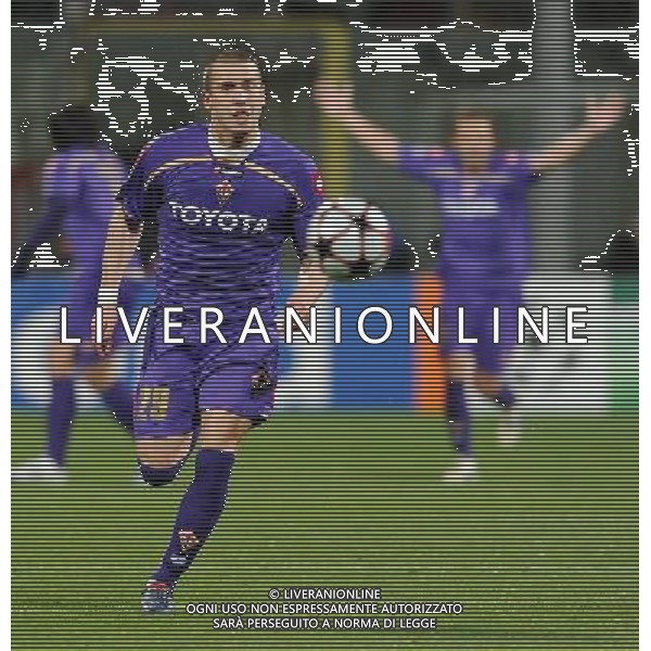 Champions League 2009/2010 Ottavi di Finale Ritorno Firenze - 09.03.2010 Fiorentina-Bayern Monaco Nella Foto:DE SILVESTRI LORENZO /Ph.Vitez-Ag. Aldo Liverani
