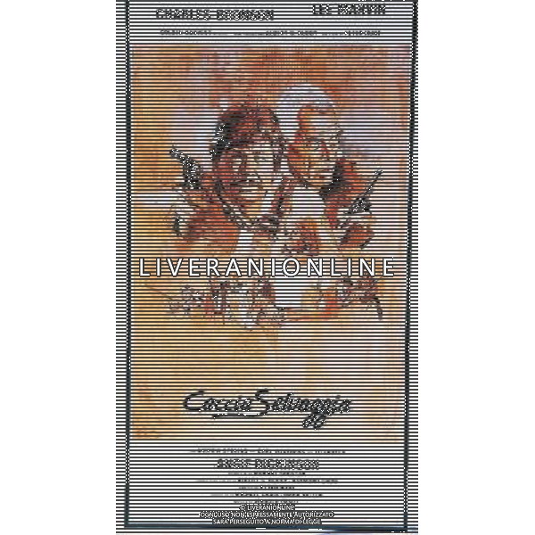 FILM\'CACCIA SELVAGGIA\' 1981 NELLA FOTO LOCANDINA AG ALDO LIVERANI