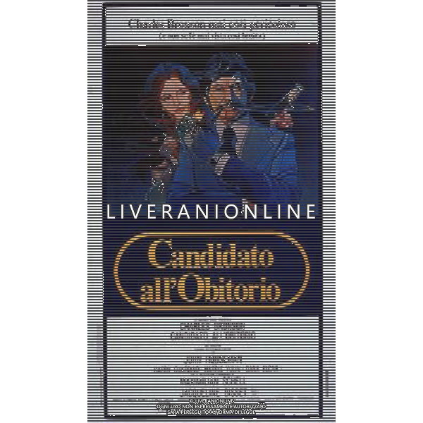 FILM\'CANDIDATO ALL\'OBITORIO\' 1976 NELLA FOTO LOCANDINA AG ALDO LIVERANI