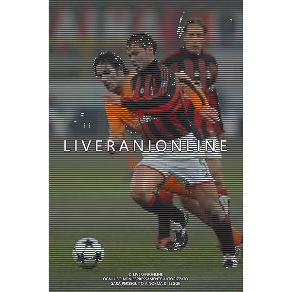 Milan-Inter Coppa Italia Tim Cup 14/01/2004 nella foto gaetano d\'agostino e redondo* Agenzia Aldo liverani