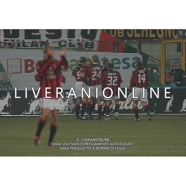 Milan-Inter Coppa Italia Tim Cup 14/01/2004 nella foto esultanza dopo il gol di dahl tomasson* Agenzia Aldo liverani