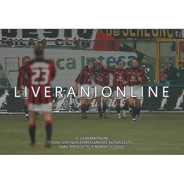 Milan-Inter Coppa Italia Tim Cup 14/01/2004 nella foto esultanza dopo il gol di dahl tomasson* Agenzia Aldo liverani