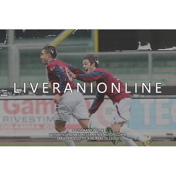 VERONA 07/03/2010 PRIMA DIVISIONE GIRONE B HELLAS VERONA- A.C. REGGIANA NELLA FOTO:ESULTANZA DI VIAPIANA ANDRE\' FOTO PAOLA GARBUIO/AG.ALDO LIVERANI