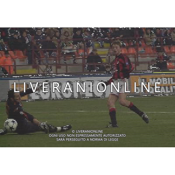 Milan-Inter Coppa Italia Tim Cup 14/01/2004 nella foto il gol di dahl tomasson* Agenzia Aldo liverani