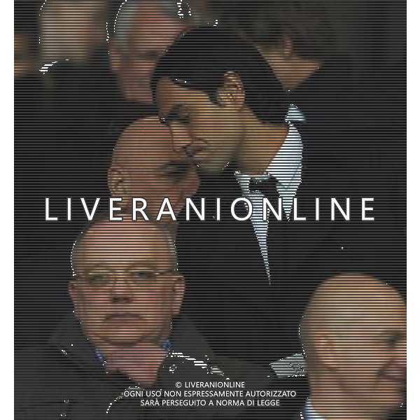 Champions League 2009/2010 Ottavi di Finale Ritorno Manchester - 10.03.2010 Manchester United-Milan Nella Foto:ALESSANDRO NESTA-ADRIANO GALLIANI IN TRIBUNA /Ph.Vitez-Ag. Aldo Liverani