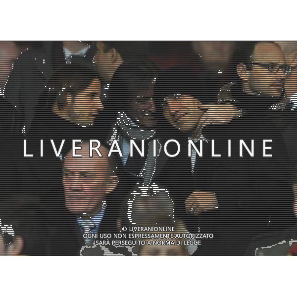 Champions League 2009/2010 Ottavi di Finale Ritorno Manchester - 10.03.2010 Manchester United-Milan Nella Foto:ALESSANDRO NESTA E ANTONINI INFORTUNATI IN TRIBUNA /Ph.Vitez-Ag. Aldo Liverani