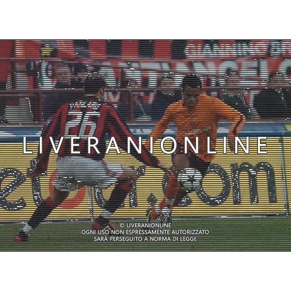 Milan-Inter Coppa Italia Tim Cup 14/01/2004 nella foto alessandro faiolhe amantino mancini e giuseppe pancaro* Agenzia Aldo liverani