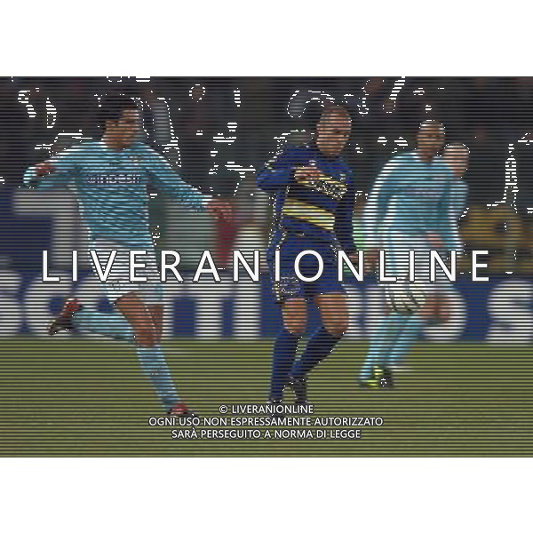 ROMA 14/01/04 TIM CUP LAZIO - PARMA NELLA FOTO: BERNARDO CORRADI - BRESCIANO MARK* FOTO PASQUAZI/AGENZIA ALDO LIVERANI