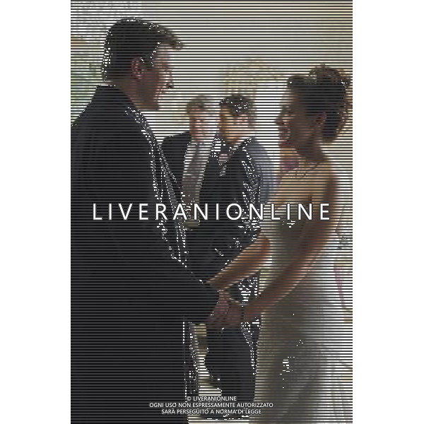 FILM\'CASTLE-DETECTIVE TRA LE RIGHE\' STAGIONE 2-2010 NELLA FOTO Nathan Fillion, Alyssa Milano AG ALDO LIVERANI