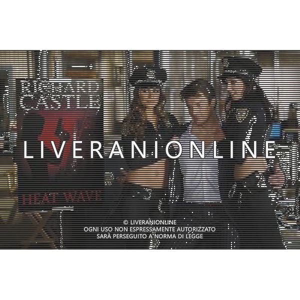 FILM\'CASTLE-DETECTIVE TRA LE RIGHE\' STAGIONE 2-2010 NELLA FOTO Nathan Fillion AG ALDO LIVERANI