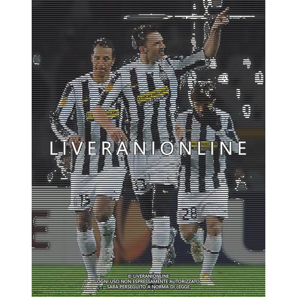 UEFA Europa League 2009/2010 Ottavi di Finale Andata Torino - 11.03.2010 Juventus-Fulham Nella Foto: ESULTANZA DOPO IL GOL DI NICOLA LEGROTTAGLIE DEL 1-0 /Ph.Vitez-Ag. Aldo Liverani