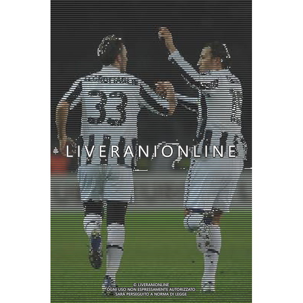Juventus - Fulham 11-03-2010 Ottavi di andata Europa League 2009/2010 Nella foto: esultanza dopo il gol di nicola legrottaglie del 1-0 ©Alessandro Falzone/Agenzia Aldo Liverani Sas 