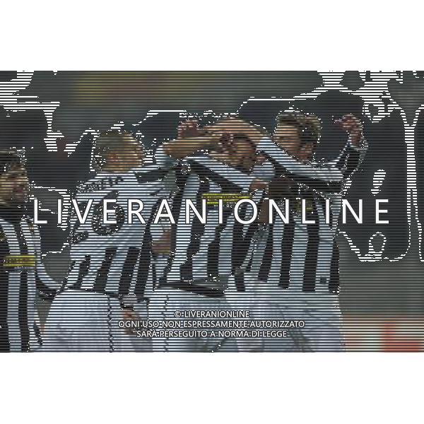 Juventus - Fulham 11-03-2010 Ottavi di andata Europa League 2009/2010 Nella foto: esultanza dopo il gol di jonathan zebina del 2-0 ©Alessandro Falzone/Agenzia Aldo Liverani Sas 