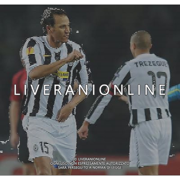 UEFA Europa League 2009/2010 Ottavi di Finale Andata Torino - 11.03.2010 Juventus-Fulham Nella Foto:JONATHAN ZEBINA ESULTANZA DOPO IL GOL /Ph.Vitez-Ag. Aldo Liverani