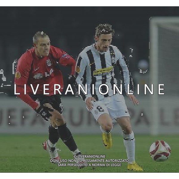 UEFA Europa League 2009/2010 Ottavi di Finale Andata Torino - 11.03.2010 Juventus-Fulham Nella Foto:CLAUDIO MARCHISIO-ZAMORA /Ph.Vitez-Ag. Aldo Liverani