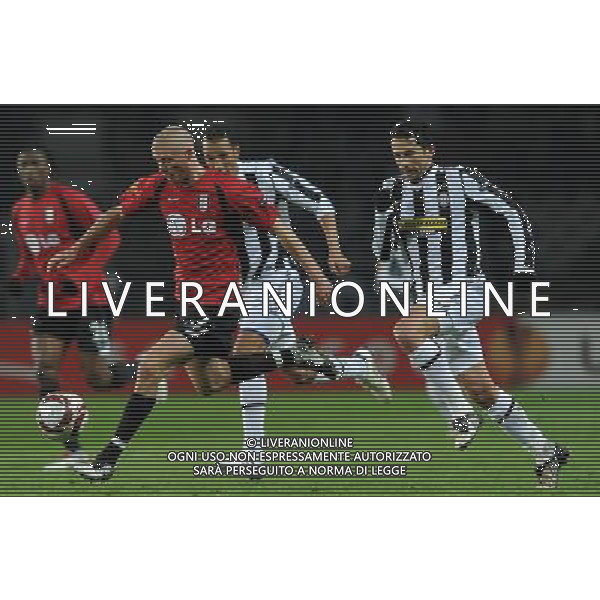 UEFA Europa League 2009/2010 Ottavi di Finale Andata Torino - 11.03.2010 Juventus-Fulham Nella Foto:KONCHESKY-SALIHAMIDZIC /Ph.Vitez-Ag. Aldo Liverani