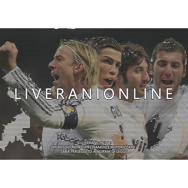 MADRID (10/03/2010).- Champions League match Real Madrid vs Olympique Lyon. Guti, Cristiano Ronaldo, Esteban Granero and Higuain. Photo: Cesar Cebolla / ALFAQUI - Ag. Aldo Liverani sas ITALY ONLY REAL MADRID vs OLYMPIQUE LYON - OTTAVI DI RITORNO CHAMPIONS LEAGUE