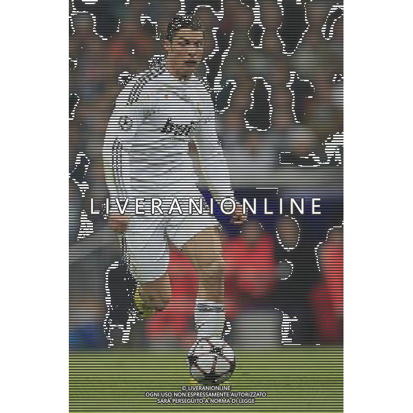 MADRID (10/03/2010).- Champions League match Real Madrid vs Olympique Lyon. Critiano Ronaldo. Photo: Cesar Cebolla / ALFAQUI - Ag. Aldo Liverani sas ITALY ONLY REAL MADRID vs OLYMPIQUE LYON - OTTAVI DI RITORNO CHAMPIONS LEAGUE