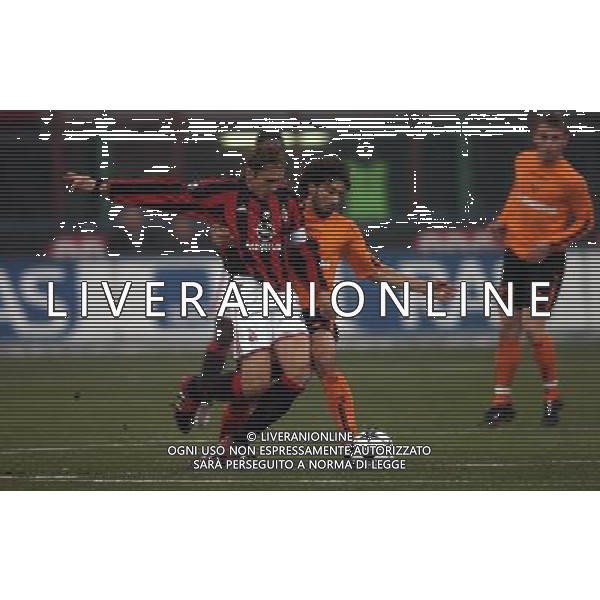 Milano 14/01/2004 coppa italia TIM CUP 2003/04 milan-roma 2:1 nella foto ambrosini e tommasi ph marco luzzani/ag aldo liverani s.a.s.