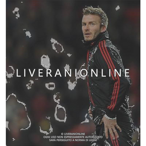 Champions League 2009/2010 Ottavi di Finale Ritorno Manchester - 10.03.2010 Manchester United-Milan Nella Foto:BECKHAM DAVID /Ph.Vitez-Ag. Aldo Liverani