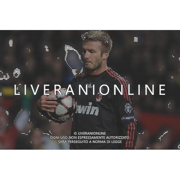 Champions League 2009/2010 Ottavi di Finale Ritorno Manchester - 10.03.2010 Manchester United-Milan Nella Foto:BECKHAM DAVID /Ph.Vitez-Ag. Aldo Liverani