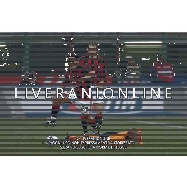 Milano 14/01/2004 coppa italia TIM CUP 2003/04 milan-roma 2:1 nella foto brocchi dacourt ph marco luzzani/ag aldo liverani s.a.s.