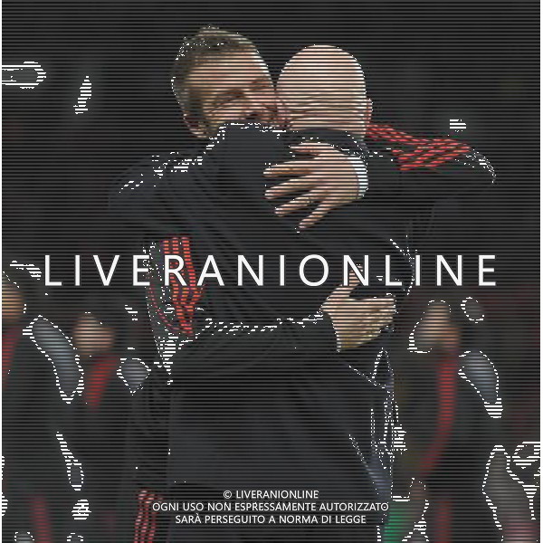 Champions League 2009/2010 Ottavi di Finale Ritorno Manchester - 10.03.2010 Manchester United-Milan Nella Foto:BECKHAM DAVID /Ph.Vitez-Ag. Aldo Liverani