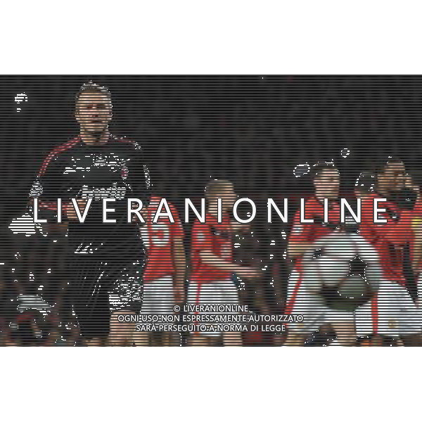Champions League 2009/2010 Ottavi di Finale Ritorno Manchester - 10.03.2010 Manchester United-Milan Nella Foto:BECKHAM DAVID /Ph.Vitez-Ag. Aldo Liverani