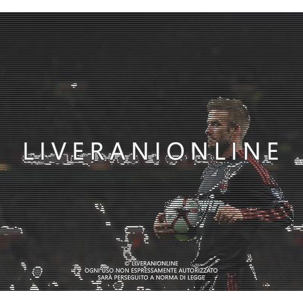 Champions League 2009/2010 Ottavi di Finale Ritorno Manchester - 10.03.2010 Manchester United-Milan Nella Foto:BECKHAM DAVID /Ph.Vitez-Ag. Aldo Liverani
