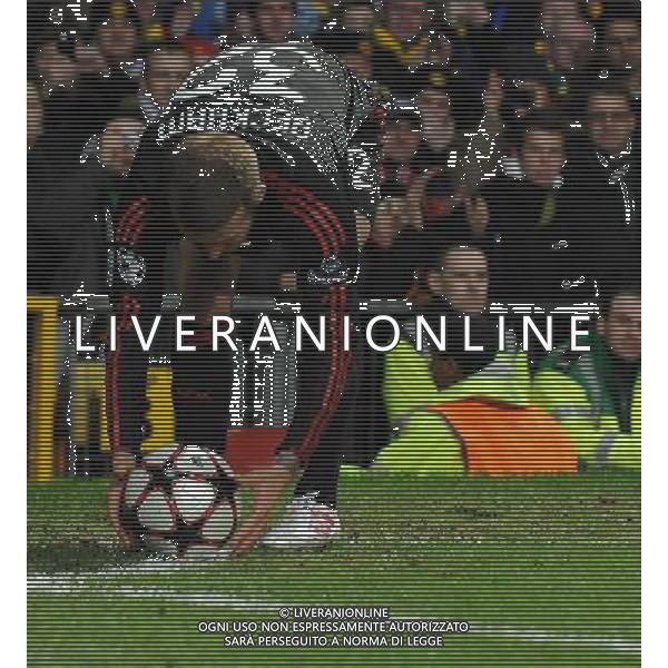 Champions League 2009/2010 Ottavi di Finale Ritorno Manchester - 10.03.2010 Manchester United-Milan Nella Foto:BECKHAM DAVID /Ph.Vitez-Ag. Aldo Liverani