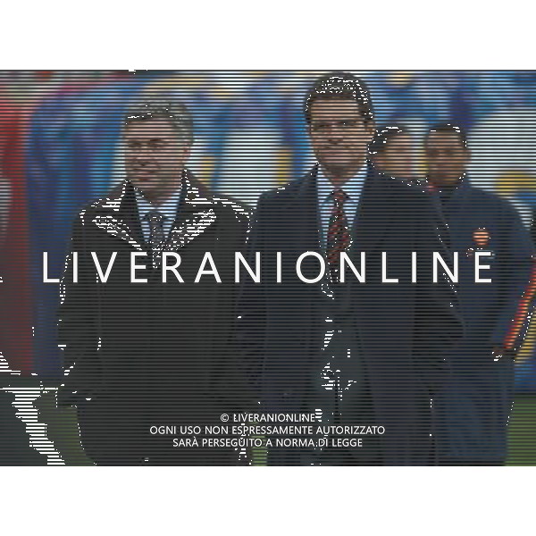 Milano 14/01/2004 coppa italia TIM CUP 2003/04 milan-roma 2:1 nella foto capello ancelotti ph marco luzzani/ag aldo liverani s.a.s.