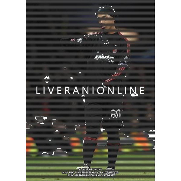 Champions League 2009/2010 Ottavi di Finale Ritorno Manchester - 10.03.2010 Manchester United-Milan Nella Foto:RONALDINHO /Ph.Vitez-Ag. Aldo Liverani