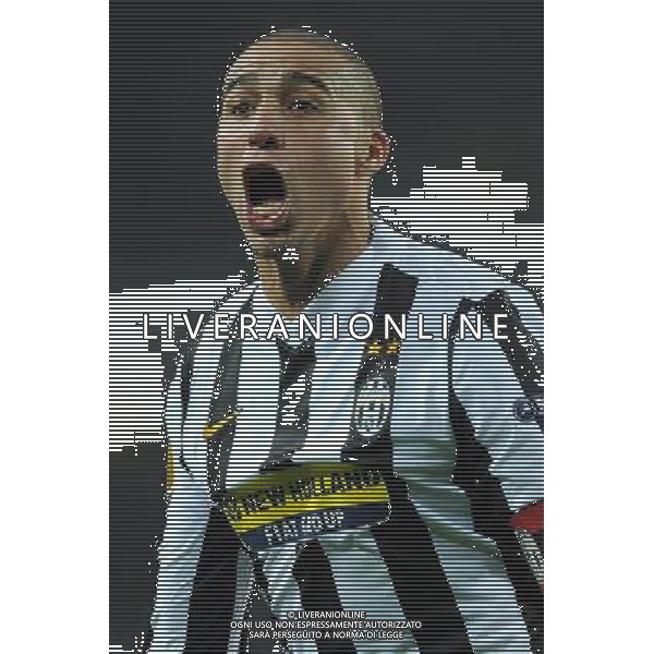11-03-2009 Torino Sport-Calcio Juventus Fulham Europa League 2009/2010 Nella foto: l\'Esultanza dopo il gol di David Trezeguet ©falzone/ALDO LIVERANI 