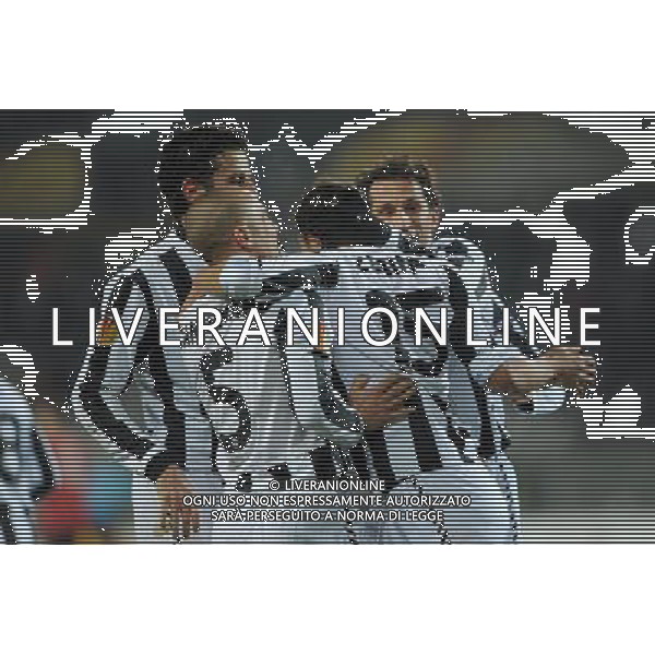 11-03-2009 Torino Sport-Calcio Juventus Fulham Europa League 2009/2010 Nella foto: l\'Esultanza dopo il gol di Jonathan Zebina ©falzone/ALDO LIVERANI 