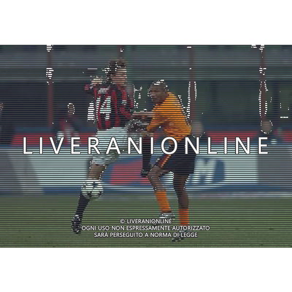 Milano 14/01/2004 coppa italia TIM CUP 2003/04 milan-roma 2:1 nella foto lima e simic ph marco luzzani/ag aldo liverani s.a.s.