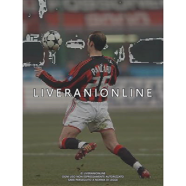 Milano 14/01/2004 coppa italia TIM CUP 2003/04 milan-roma 2:1 nella foto pancaro giuseppe ph marco luzzani/ag aldo liverani s.a.s.