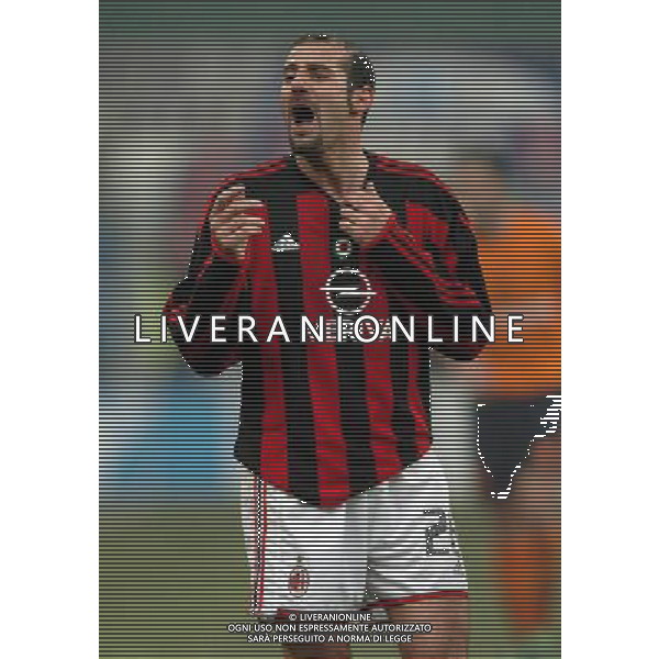 Milano 14/01/2004 coppa italia TIM CUP 2003/04 milan-roma 2:1 nella foto pancaro giuseppe ph marco luzzani/ag aldo liverani s.a.s.