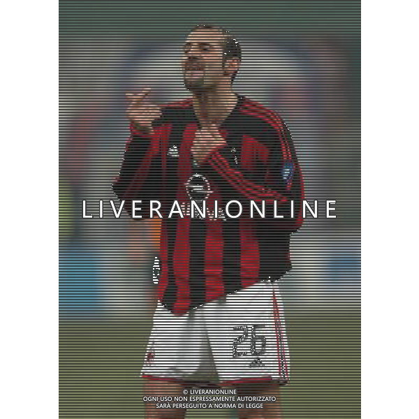 Milano 14/01/2004 coppa italia TIM CUP 2003/04 milan-roma 2:1 nella foto pancaro giuseppe ph marco luzzani/ag aldo liverani s.a.s.