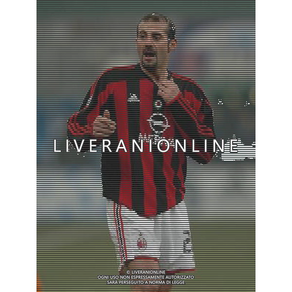 Milano 14/01/2004 coppa italia TIM CUP 2003/04 milan-roma 2:1 nella foto pancaro giuseppe ph marco luzzani/ag aldo liverani s.a.s.